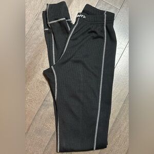 Mens Craft Long Leggings Base Layer pants Sz S Black